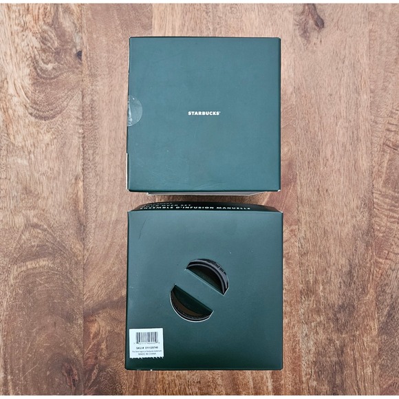 Two Starbucks Pour Over Sets Drip Coffee Brewer Sets Black - New - Picture 3 of 4